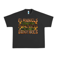 Pigment Black Flannels Hayrides Pumpkins Urban Heavy Tee - texasbilliewilder