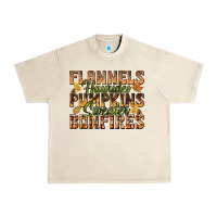 Sandshell Flannels Hayrides Pumpkins Urban Heavy Tee - texasbilliewilder