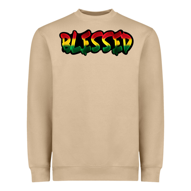 Juneteenth Blessed Heavyweight Sweatshirt by FaDigitalArtStudio | Teevron