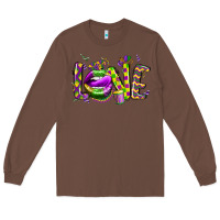 Chestnut mardi gras love lips Long Sleeve Tee - CowGirlArtShop