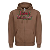 Chestnut sweet summer watermelon Zipper Hoodie - BundleAndBundleShop