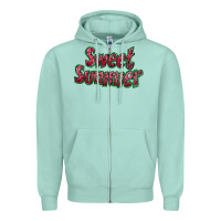 Seafoam sweet summer watermelon Zipper Hoodie - BundleAndBundleShop