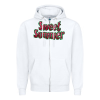 White sweet summer watermelon Zipper Hoodie - BundleAndBundleShop