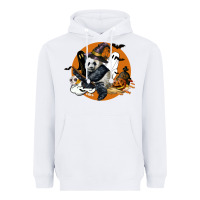 White panda hallowen Heavyweight Hoodie - LillyAllenDesigns