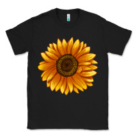 Black Soraya Sunflower Classic Tee - LillyAllenDesigns