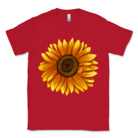 Red Soraya Sunflower Classic Tee - LillyAllenDesigns