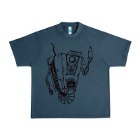 Midnight Navy b&w claptrap   borderlands Urban Heavy Tee - tuanDangUi