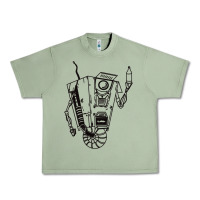 Oil Green b&w claptrap   borderlands Urban Heavy Tee - tuanDangUi