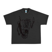 Pigment Black b&w claptrap   borderlands Urban Heavy Tee - tuanDangUi
