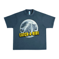 Midnight Navy catch a ride to the moon and back Urban Heavy Tee - tuanDangUi