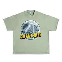 Oil Green catch a ride to the moon and back Urban Heavy Tee - tuanDangUi
