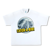 White catch a ride to the moon and back Urban Heavy Tee - tuanDangUi