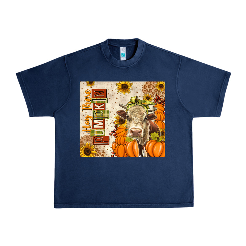 Fall Hay There Pumpkin Urban Heavy Tee by texasbilliewilder | Teevron