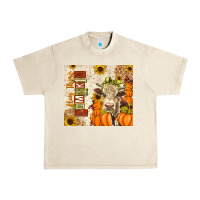 Sandshell Fall Hay There Pumpkin Urban Heavy Tee - texasbilliewilder