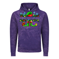 Cloud Purple custom name christmas elf Vintage Hoodie - texasbilliewilder
