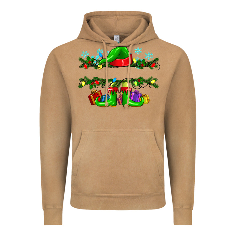 Custom Name Christmas Elf Vintage Hoodie by texasbilliewilder | Teevron