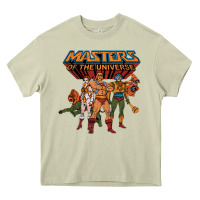Mossy he man white color Heavy Core Tee - tuanDangUi