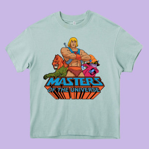 He Man White Color 1 Heavy Core Tee Designed By Tuandangui