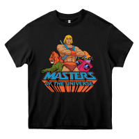 Black he man white color 1 Heavy Core Tee - tuanDangUi