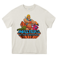 Cream he man white color 1 Heavy Core Tee - tuanDangUi