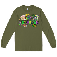 Army Green tax preparer mardi gras Long Sleeve Tee - CowGirlArtShop