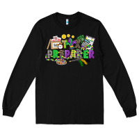 Black tax preparer mardi gras Long Sleeve Tee - CowGirlArtShop