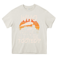 Cream Who Tooted Funny Train Lovers And Railroad Retro Vintage Heavy Core Tee - tuanDangUi