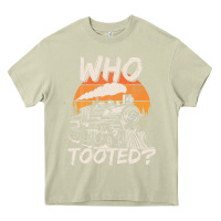 Mossy Who Tooted Funny Train Lovers And Railroad Retro Vintage Heavy Core Tee - tuanDangUi