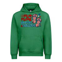 Emerald flip flops fireworks & freedom Urban Hoodie - BarkalooDesign