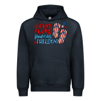 Navy flip flops fireworks & freedom Urban Hoodie - BarkalooDesign