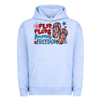 Pigment Grape Ice flip flops fireworks & freedom Urban Hoodie - BarkalooDesign