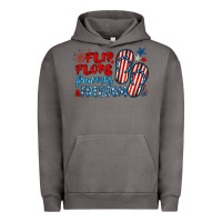 Pigment Tornado flip flops fireworks & freedom Urban Hoodie - BarkalooDesign