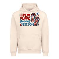 Sandshell flip flops fireworks & freedom Urban Hoodie - BarkalooDesign