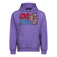 Tulip flip flops fireworks & freedom Urban Hoodie - BarkalooDesign