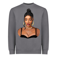 Storm black woman Heavyweight Sweatshirt - FaDigitalArtStudio