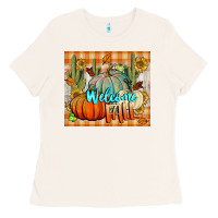 Bone welcome fall tumbler Ladies Tee - BundleAndBundleShop