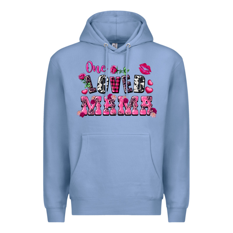 One Loved Mama Valentine's Day Premium Hoodie by FaDigitalArtStudio | Teevron