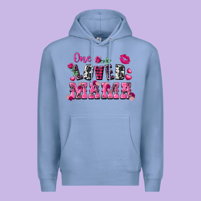 One Loved Mama Valentine's Day Premium Hoodie Designed By Fadigitalartstudio