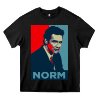 Black Norm macdonald political poster Heavy Core Tee - tuanDangUi