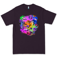 Plum halloween candy patches 1 Premium Tee - BundleAndBundleShop