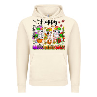 Vintage Artic happy hallothanksmas unicorns Vintage Hoodie - texasbilliewilder