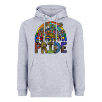 Heather Grey pride Heavyweight Hoodie - SublimationCraftShop