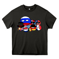 Asphalt countryballs pullover Heavy Core Tee - tuanDangUi