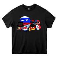 Black countryballs pullover Heavy Core Tee - tuanDangUi
