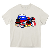 Cream countryballs pullover Heavy Core Tee - tuanDangUi