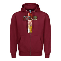 Burgundy farm life alphabet lowercase letters t Zipper Hoodie - BundleAndBundleShop
