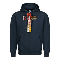 Navy farm life alphabet lowercase letters t Zipper Hoodie - BundleAndBundleShop