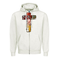 Oatmeal Heather farm life alphabet lowercase letters t Zipper Hoodie - BundleAndBundleShop