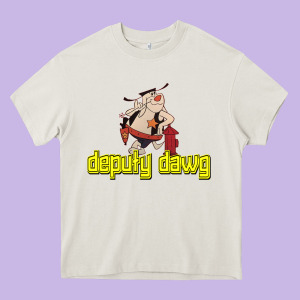Deputy Dawg Morning Cartoons Heavy Core Tee Designed By Tuandangui