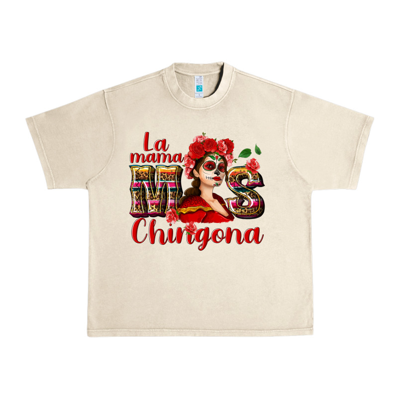 La Mama Mos Chingona Urban Heavy Tee by NancyCooperArtShop | Teevron